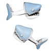 JAN LESLIE MOVING SHARK JAW CUFFLINKS