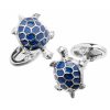 JAN LESLIE ENAMELED TURTLE CUFFLINKS